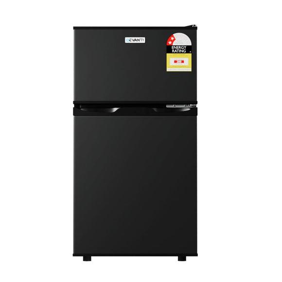 Devanti 80L Bar Fridge Mini Freezer Refrigerator Black - RnR Galore