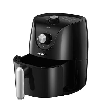 Devanti Air Fryer 2.5L Knob Fryers - RnR Galore