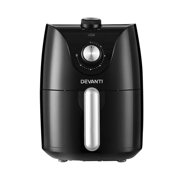 Devanti Air Fryer 2.5L Knob Fryers - RnR Galore
