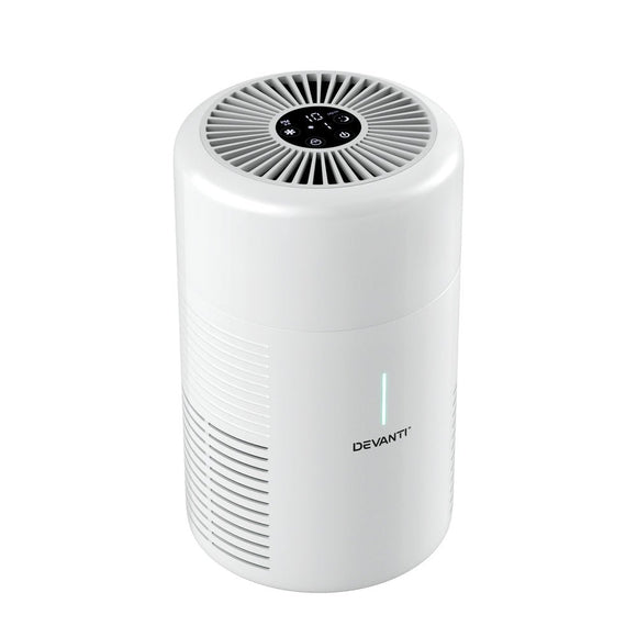 Devanti Air Purifier HEPA Filter Home Purifiers Dust Sensor PM2.5 Remover - RnR Galore