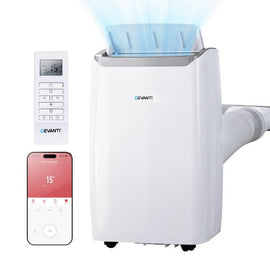 Devanti Portable Air Conditioner Dehumidifier Fan 14000BTU - RnR Galore