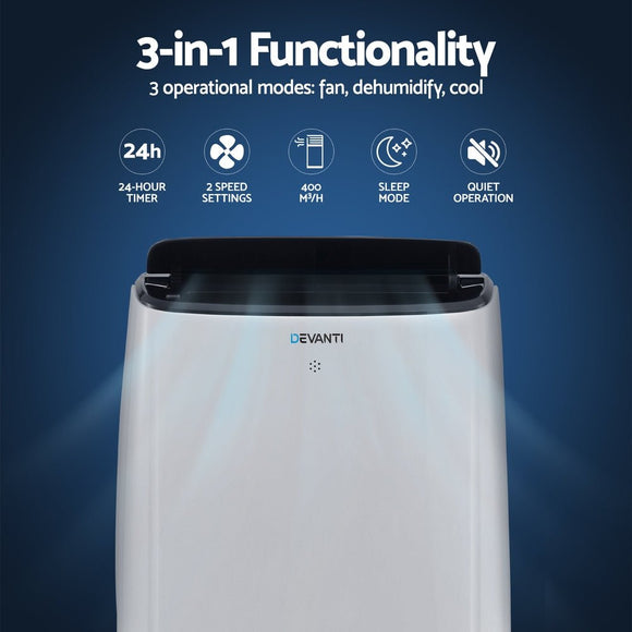 Devanti Portable Air Conditioner WiFi 7000BTU - RnR Galore