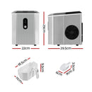 Devanti Portable Ice Maker Machine Ice Cube 12kg Bar Countertop Stainless Steel - RnR Galore