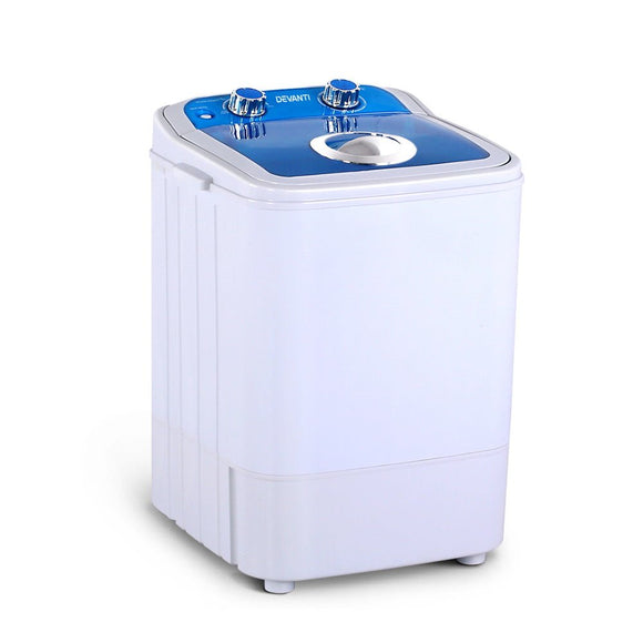 Devanti Portable Washing Machine 4.6KG Blue - RnR Galore
