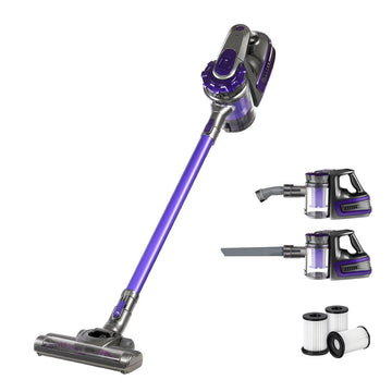 Devanti Stick Vacuum Cleaner Cordless HEPA Filter Purple - RnR Galore