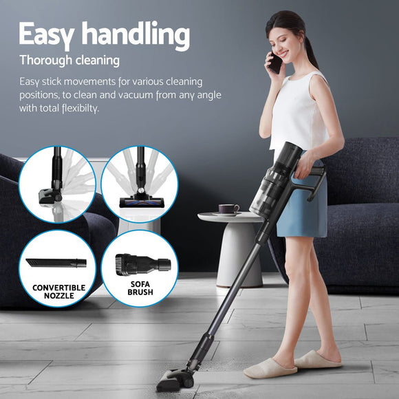 Devanti Stick Vacuum Cleaner Mop Head 350W Grey - RnR Galore