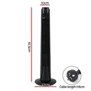 Devanti Tower Fan Oscillating 3 Speeds with Remote 93cm - RnR Galore
