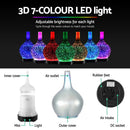 Devanti Ultrasonic Aroma Aromatherapy Diffuser 3D Light Oil Firework Humidifier - RnR Galore