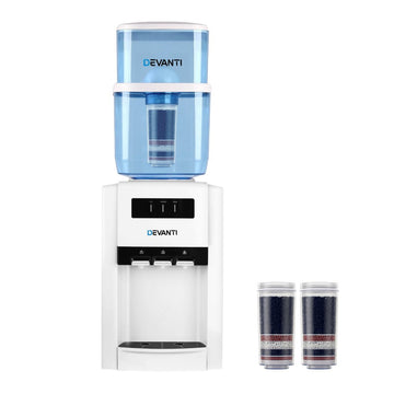 Devanti Water Cooler Dispenser Bench Top 22L w/2 Filter - RnR Galore