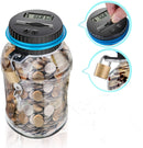 Digital Counting Money Box with Lock - AUD Australian Coin Compatible Piggy Bank for Kids & Adults (7.95x4.45in) - RnR Galore