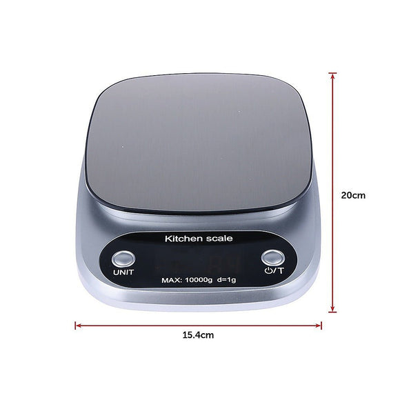 Digital Kitchen Scale LCD Electronic Postal Food Weight Scales 10kg/1g - RnR Galore
