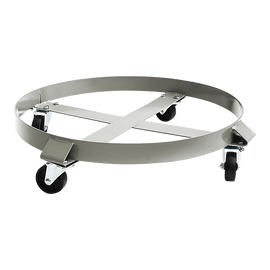 Drum Dolly 450kg 55 Gallon w Swivel Casters Heavy Duty Steel Frame Non Tipping - RnR Galore
