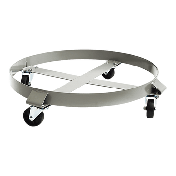 Drum Dolly 450kg 55 Gallon w Swivel Casters Heavy Duty Steel Frame Non Tipping - RnR Galore