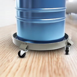 Drum Dolly 450kg 55 Gallon w Swivel Casters Heavy Duty Steel Frame Non Tipping - RnR Galore