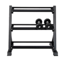 Dumbbell Rack Storage Stand Hex Weight Heavy Duty 3 Tier Wide Home Gym Fitness - RnR Galore