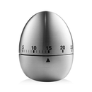 Egg Shape Stainless Steel Kitchen Timer Mechanical Cooking Timer - Wind - Up 60 Minute Countdown Timer - Loud Ring 72dB Baking Tool with Non - Slip Base - Battery - Free Analog Timer for Home Office - RnR Galore