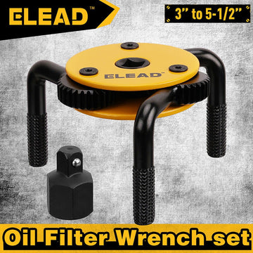 ELEAD 3" to 5 - 1/2" Oil Filter Wrench Set Oil Filter Removal Tool Automotive Use - RnR Galore