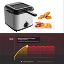 Electric Deep Fryer 2.5L French Frie Machine Oil Hot Pot Fried Chicken Grill - RnR Galore