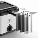 Electric Deep Fryer 2.5L French Frie Machine Oil Hot Pot Fried Chicken Grill - RnR Galore