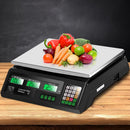 Emajin Scales Digital Kitchen 40KG Weighing Scales Platform Scales Black LCD - RnR Galore