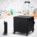 Emajin Shopping Trolley Cart 75L Foldable Black - RnR Galore