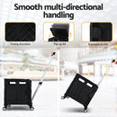 Emajin Shopping Trolley Cart 75L Foldable Black - RnR Galore