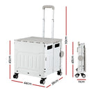 Emajin Shopping Trolley Cart 75L Foldable White - RnR Galore