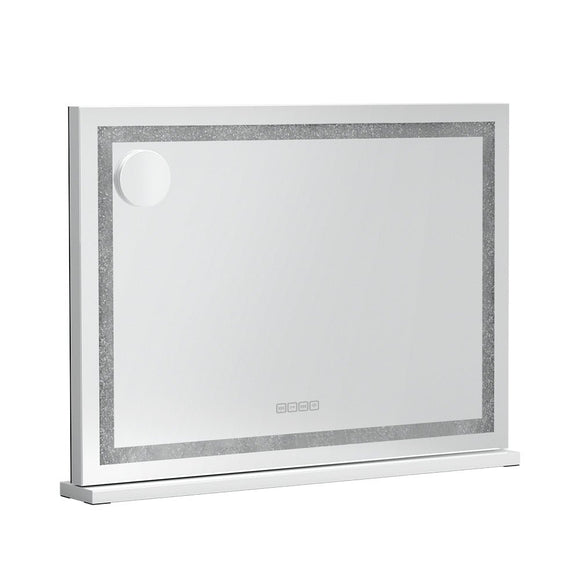 Embellir Bluetooth Makeup Mirror 58x46cm Hollywood Vanity with LED Light Crystal - RnR Galore