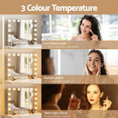 Embellir Bluetooth Makeup Mirror 58x46cm Hollywood Vanity with LED Light Wall - RnR Galore