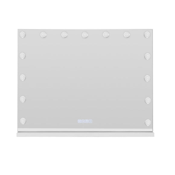 Embellir Bluetooth Makeup Mirror 80x58cm Hollywood Vanity with LED Light Wall - RnR Galore