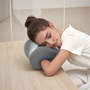Ergonomic Multi - functional Nap Pillow - Desk Rest Pillow with Neck/Side Support, Memory Foam Cushion for Office, Home & Travel(BLACK) - RnR Galore