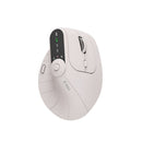 Ergonomic Vertical Mouse - 2.4G/Bluetooth Multi - Mode, LED Display, 57 - Degree Angle, & 400mAh Battery(Beige) - RnR Galore