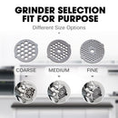 EUROCHEF Electric Meat Grinder, Stainless Steel Mincer Sausage Filler Kibbe Maker, Red - RnR Galore