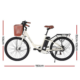 Everfit 26" Electric Bike City Bicycle eBike e - Bike Commuter w/ Battery WH - RnR Galore