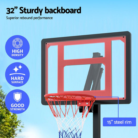 Everfit 2.6M Basketball Hoop Stand System Portable Kid - RnR Galore