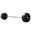 Everfit 28kg Barbell Set Weight Plates Bar Lifting Bench 168cm - RnR Galore