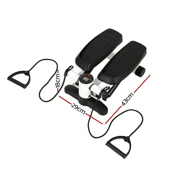 Everfit Mini Stepper Resistance Rope Aerobic Step Trainer Home Workout 150KG - RnR Galore