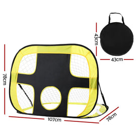 Everfit Portable Football Net Soccer Goal Rebound Target Hitter Training - RnR Galore
