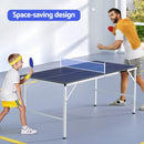 Everfit Table Tennis Ping Pong Table Portable Foldable Family Game Home Indoor - RnR Galore