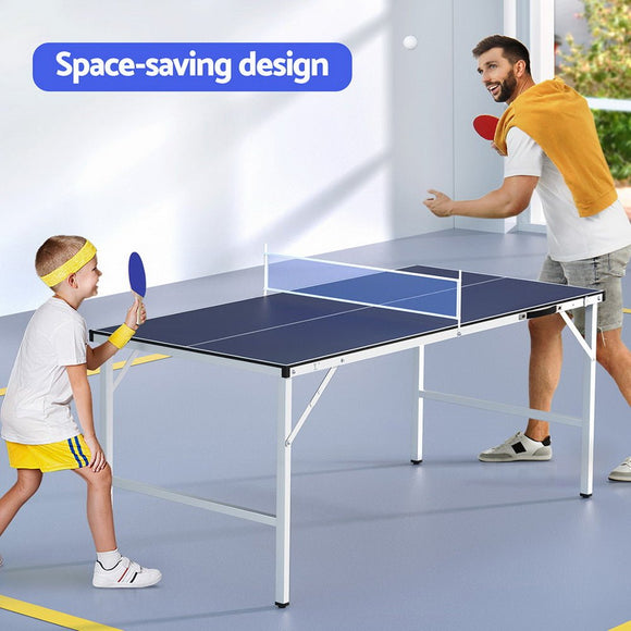 Everfit Table Tennis Ping Pong Table Portable Foldable Family Game Home Indoor - RnR Galore