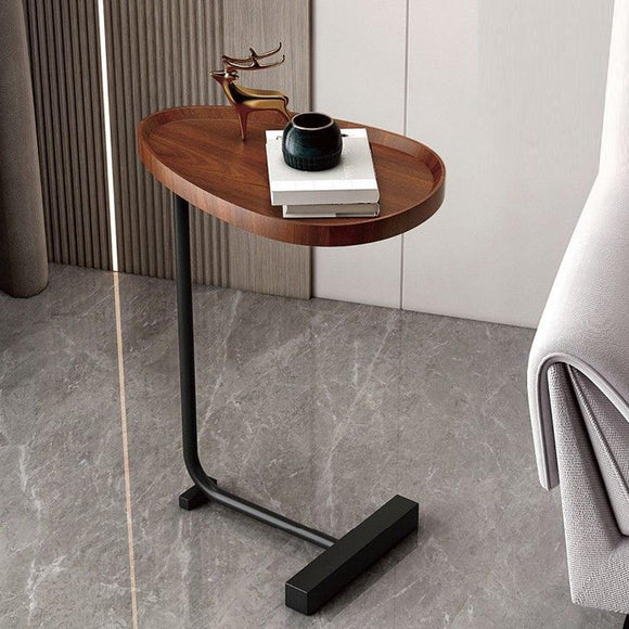 Fashion Snack Side Table C Shaped End Table for Sofa Couch Bed Small Living Room - RnR Galore