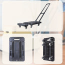 Foldable Hand Flatbed Trolley Cart 6 x 360 Degree Rotating Wheels with Maximum Load 200Kg - RnR Galore