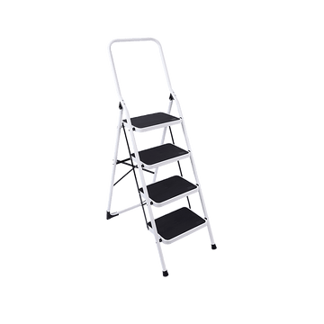 Foldable Non Slip 4 Step Steel Ladder - RnR Galore