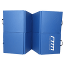 Folding Blue Exercise Mat – Gymnastics, Martial Arts, Yoga, Karate & Judo Training - RnR Galore