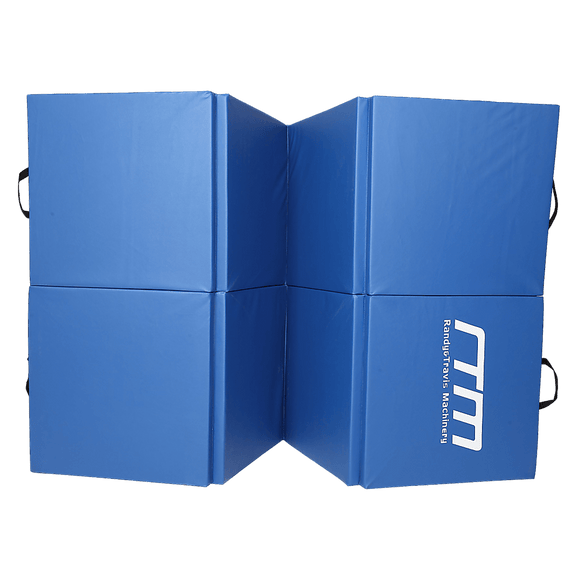 Folding Blue Exercise Mat – Gymnastics, Martial Arts, Yoga, Karate & Judo Training - RnR Galore