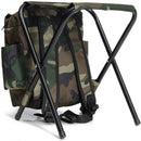 Folding Camo Backpack Stool - Portable Chair for Camping & Fishing - RnR Galore