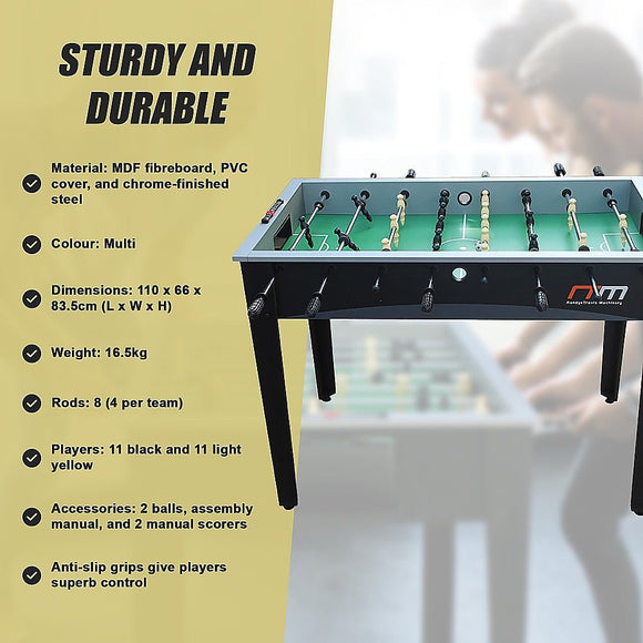 Foosball Soccer Table 4FT Tables Football Game Home Party Gift - RnR Galore