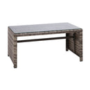 Gardeon 4 PCS Outdoor Sofa Set with Storage Cover Rattan Chair Furniture Grey - RnR Galore