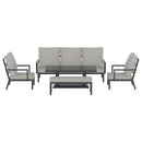 Gardeon 5 - Piece Outdoor Furniture Setting Table Chair Set Aluminium Sofa 7 - Seater - RnR Galore