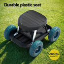 Gardeon Garden Cart Rolling Stool with Wheels Gardening Helper Seat Farm Yard - RnR Galore